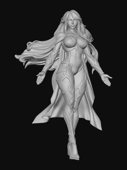 3D model for Solarian Empress Ethereal Warrior