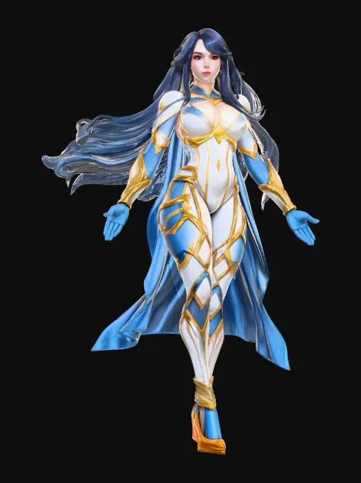 3D model for Solarian Empress Ethereal Warrior