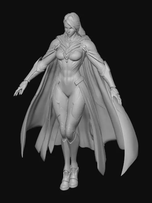 3D model for Solarian Guardian Hero Amanda