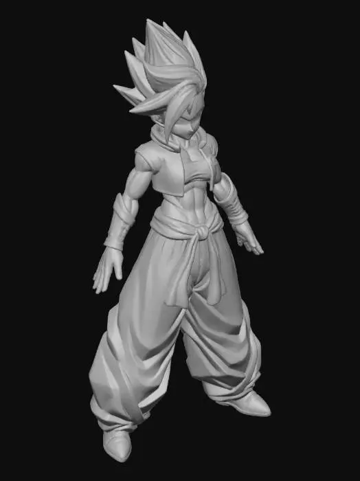 3D model for Saiyan Warrior Unleashed