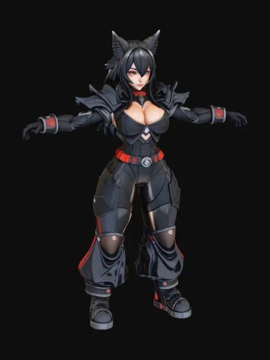 3D model for Nightblade Pantheress