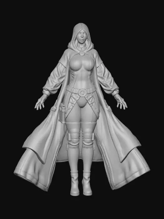 3D model for Star Wars Sith Female Knight of Shadows