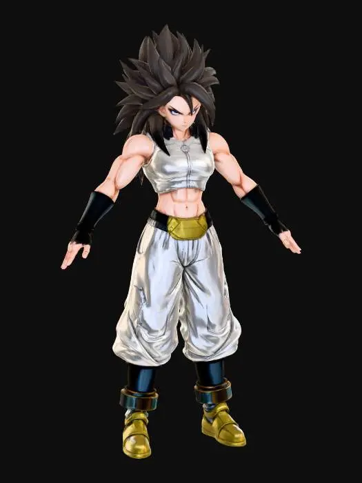 3D model for Chaya Saiyan Warrior DBGT