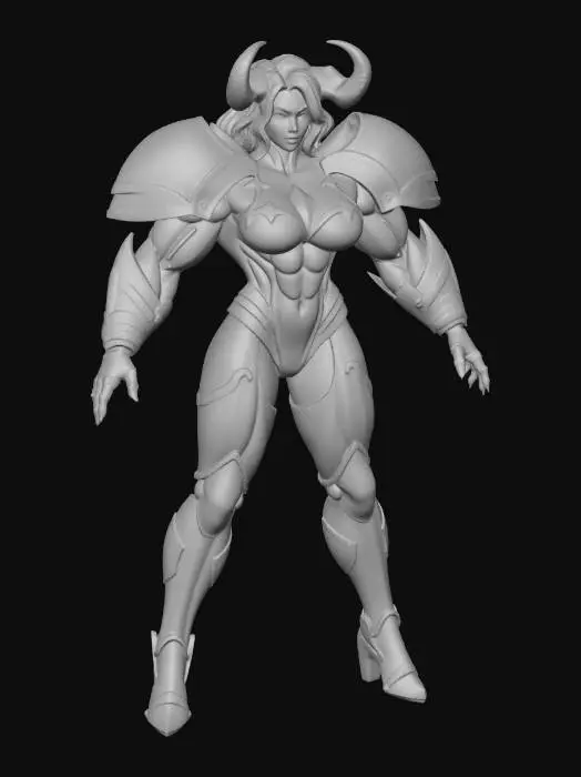 3D model for Torra The Minotar Princess