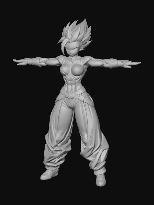 3D model for Saiyan Pride Trooper Warrior