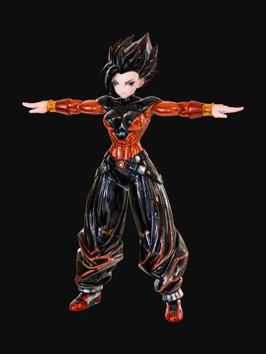 3D model for Saiyan Pride Trooper Warrior