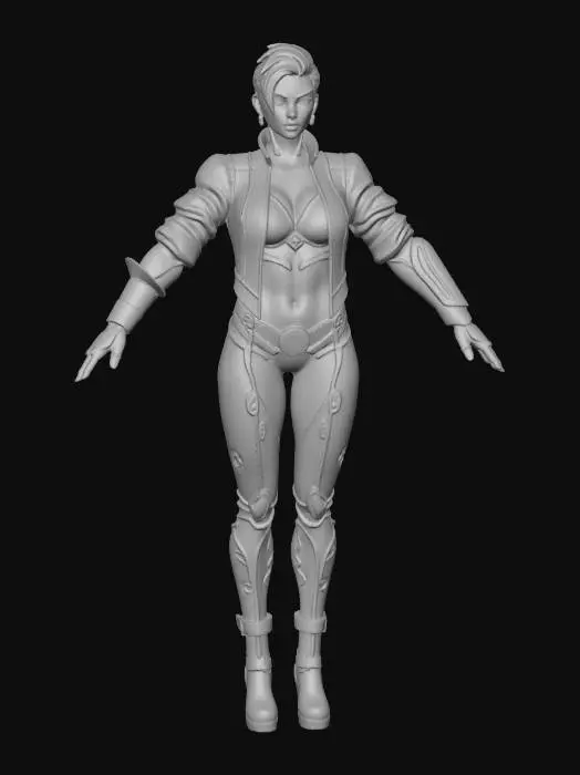 3D model for Cyber Warrior