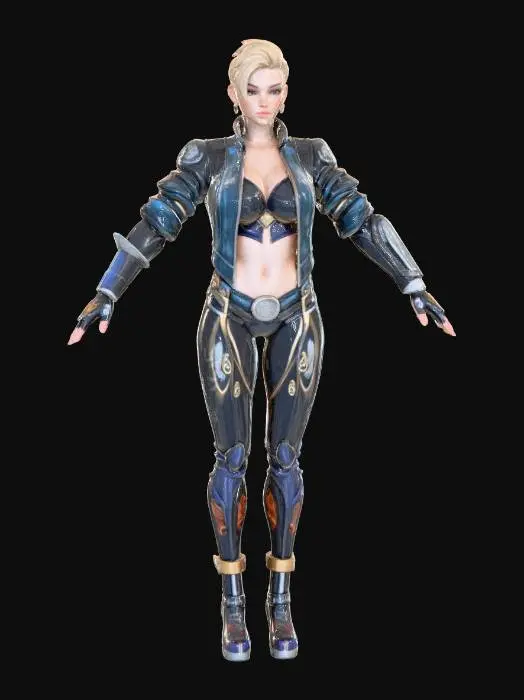 3D model for Cyber Warrior