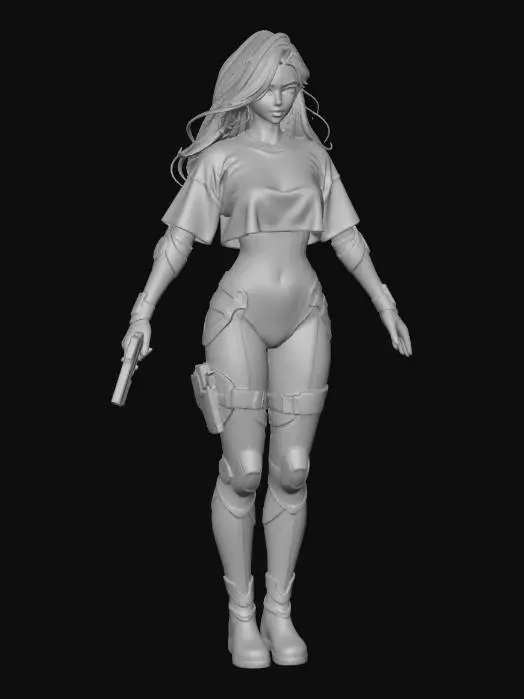 3D model for Stealth Guardian