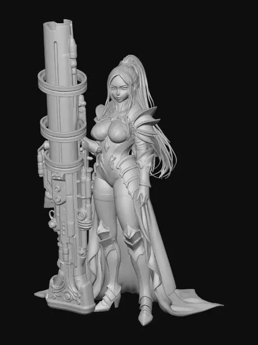 3D model for Violet Arcane Enchantress
