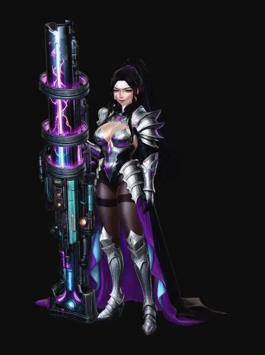 3D model for Violet Arcane Enchantress