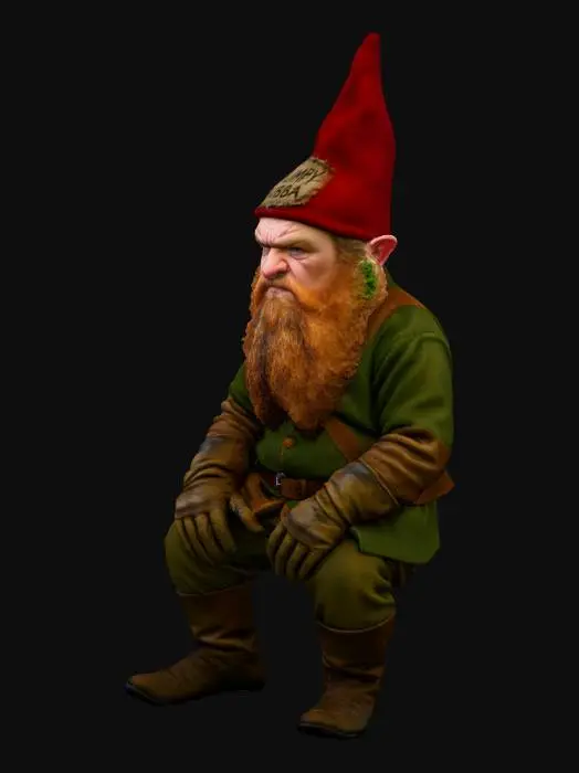 3D model for Grumpy Gnome