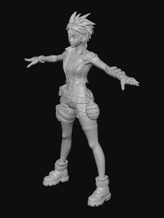 3D model for Steampunk Adventurer