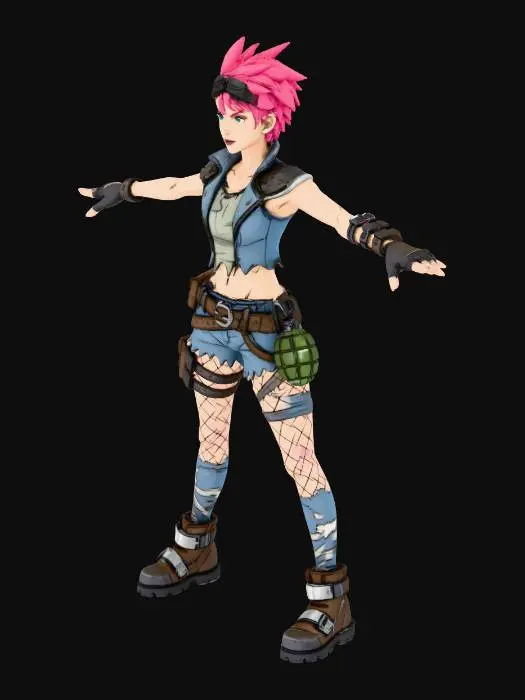 3D model for Steampunk Adventurer