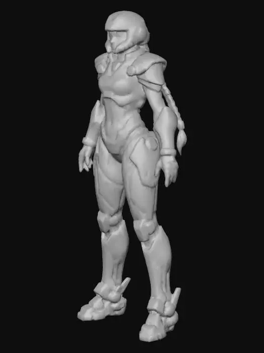 3D model for Motorcycle Babe