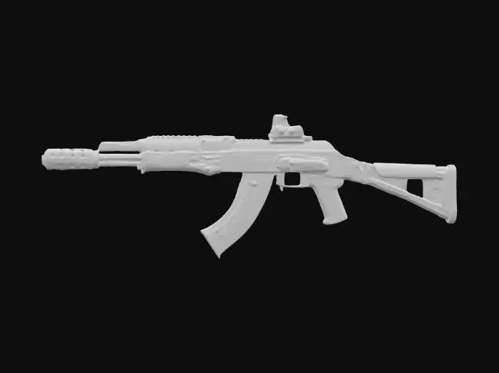 3D model for Rifle Model 3D Render