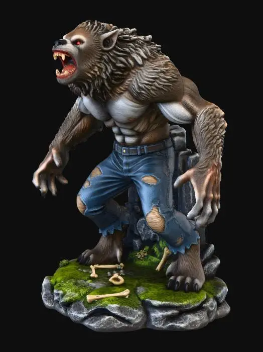 3D model for Werewolf in the Moonlight