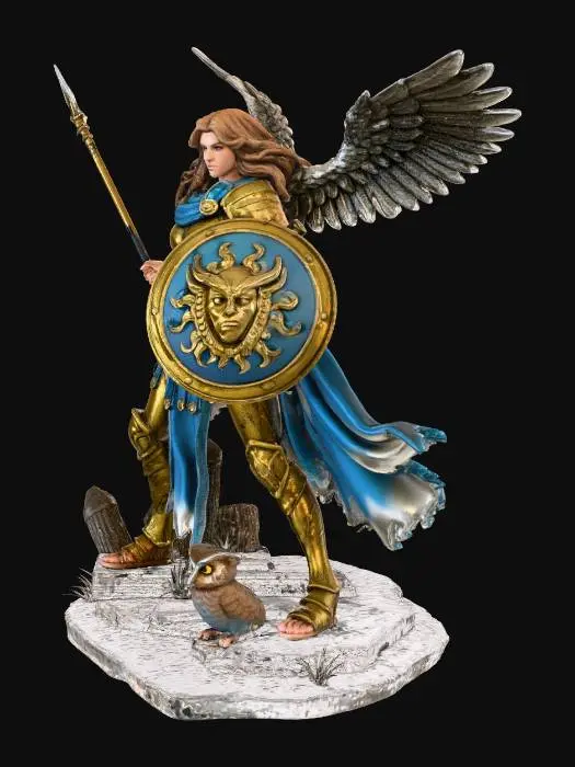 3D model for Athena in Battle Armor