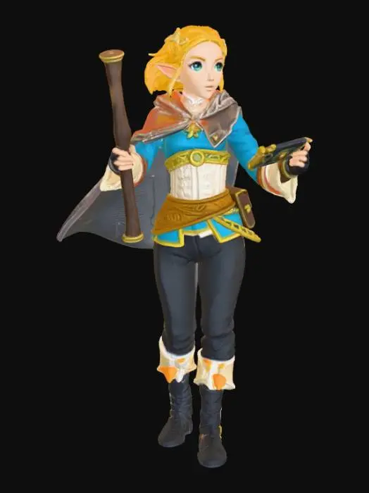 3D model for Zelda