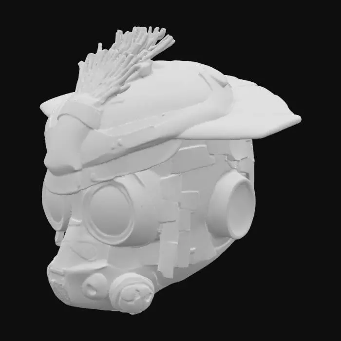 3D model for Steampunk Gladiator Helmet