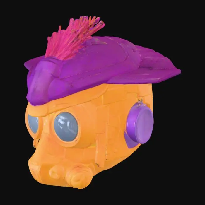 3D model for Steampunk Gladiator Helmet