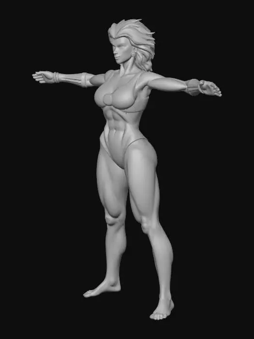 3D model for Cheetara Portrait
