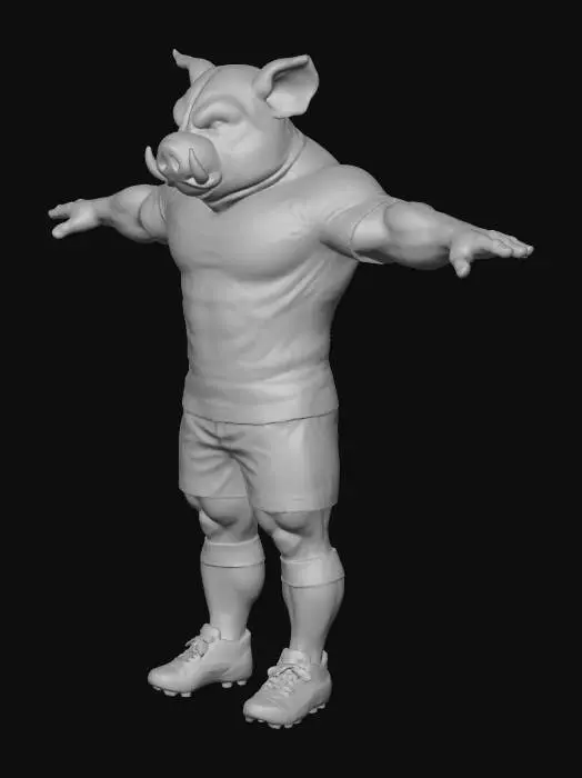 3D model for Palmeiras Power Pig