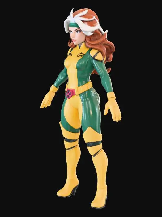 3D model for Heroic Stance