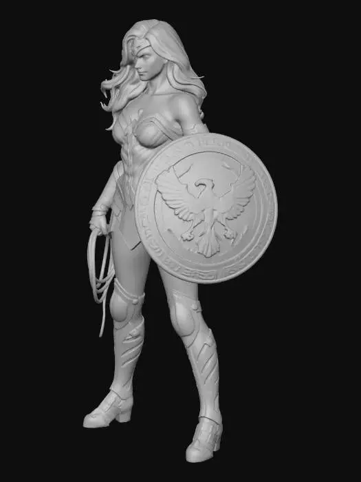 3D model for wonder woman