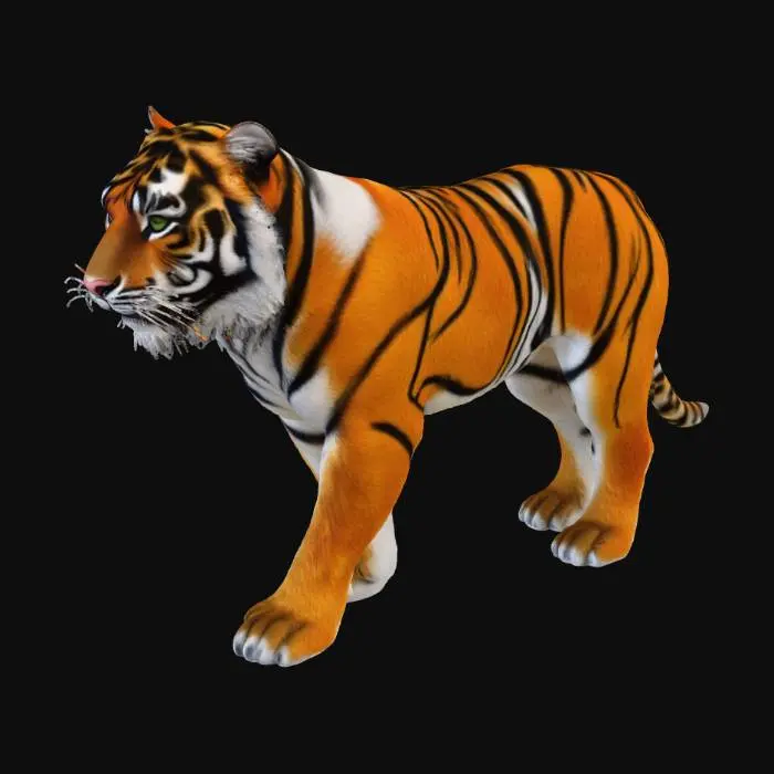 3D model for Majestic Tiger