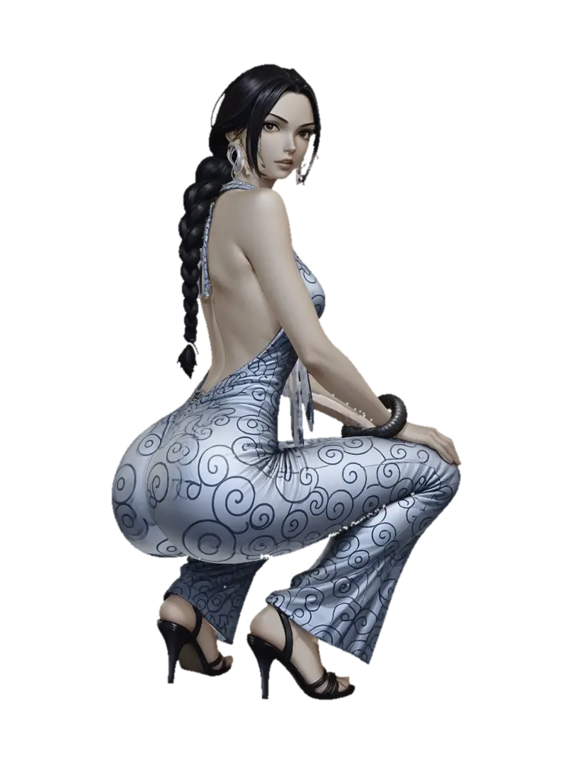 Blue Swirl Jumpsuit - Camera 3D model, vytvořený pomocí AI