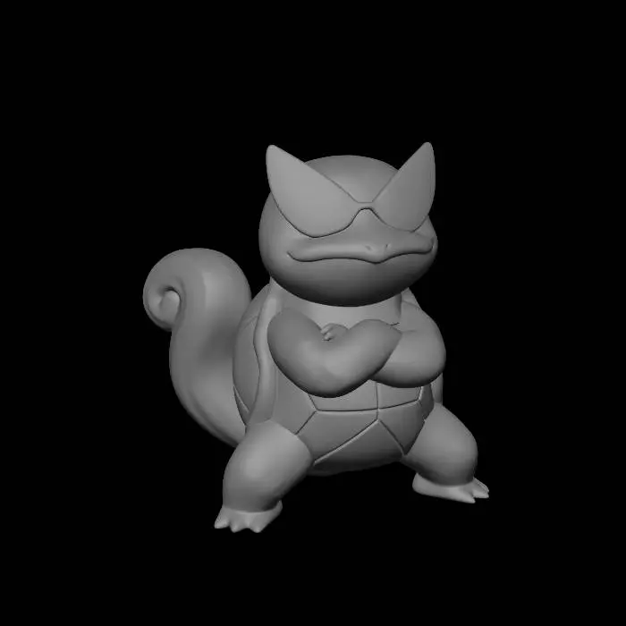 3D model for Sunglasses Squirtle