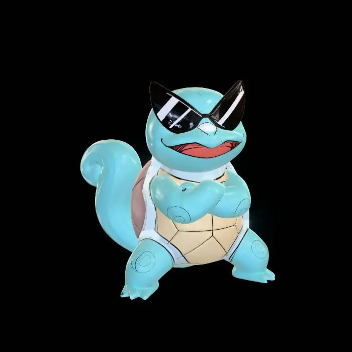 3D model for Sunglasses Squirtle