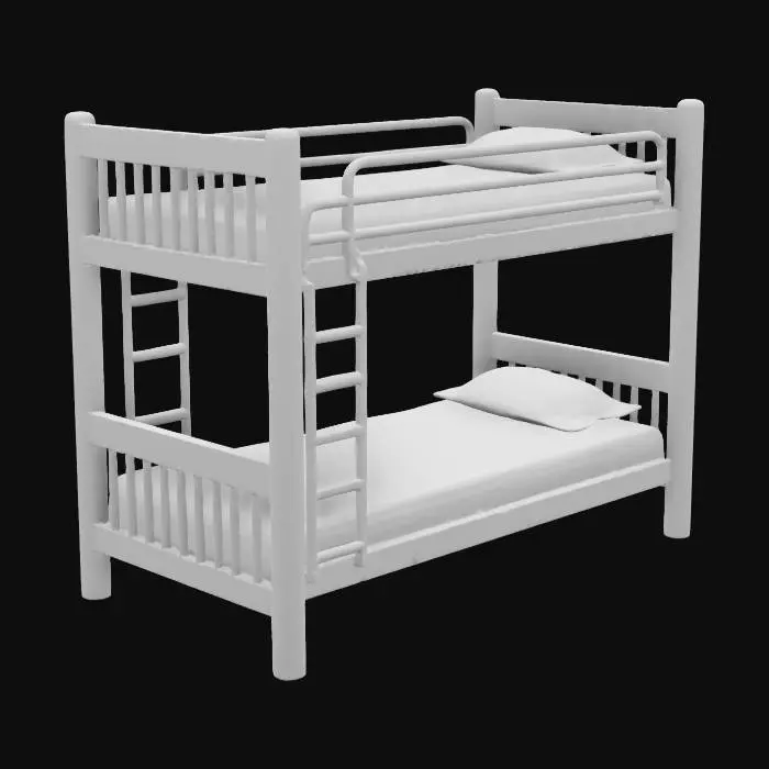 3D model for Military bunk bed, bed, field bed, stackable bed, bed, bunk bed