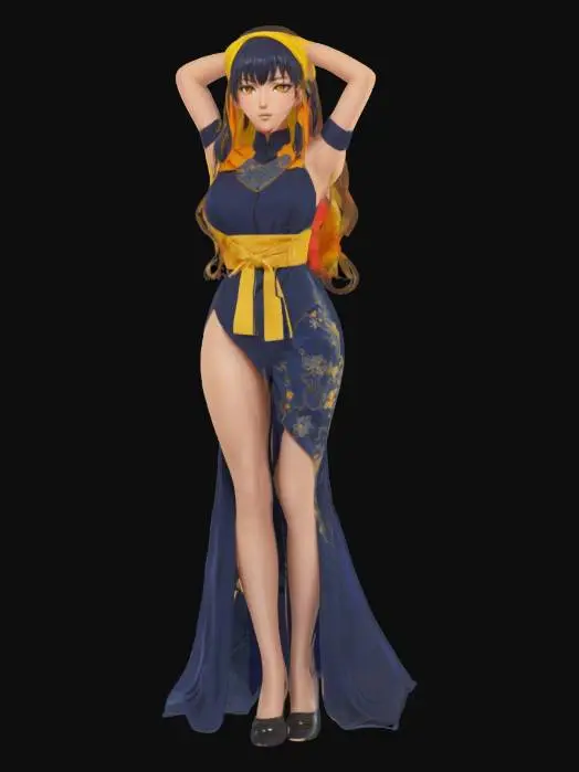 3D model for Mystical Evening Stroll