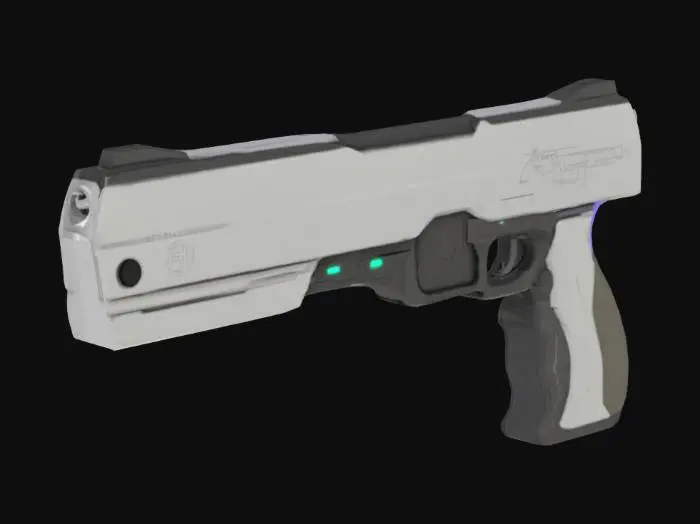 3D model for Futuristic Pistol Design