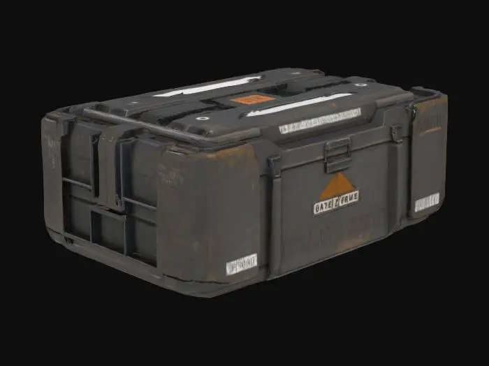 3D model for Sci-Fi Ammo Crate