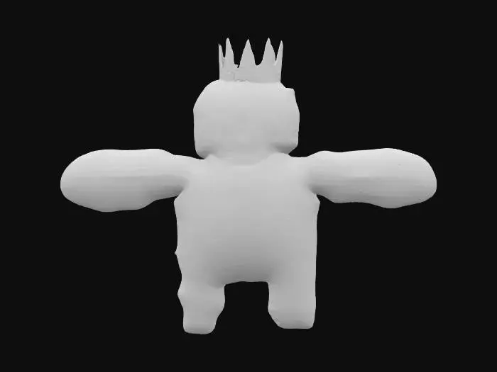 3D model for Colorful King, #SketchTo3D#
