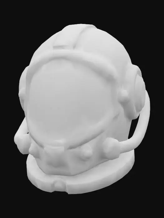 3D model for Astronaut Helmet Icon