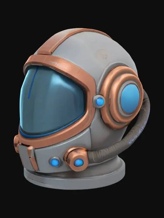 3D model for Astronaut Helmet Icon