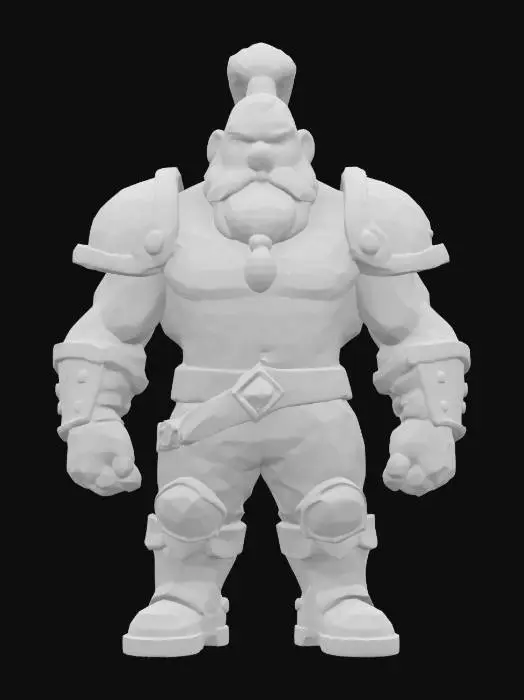 3D model for Warrior's Resolve