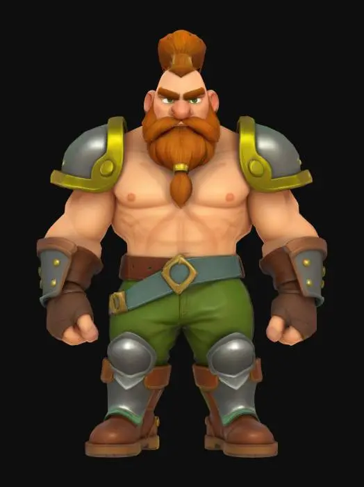 3D model for Warrior's Resolve