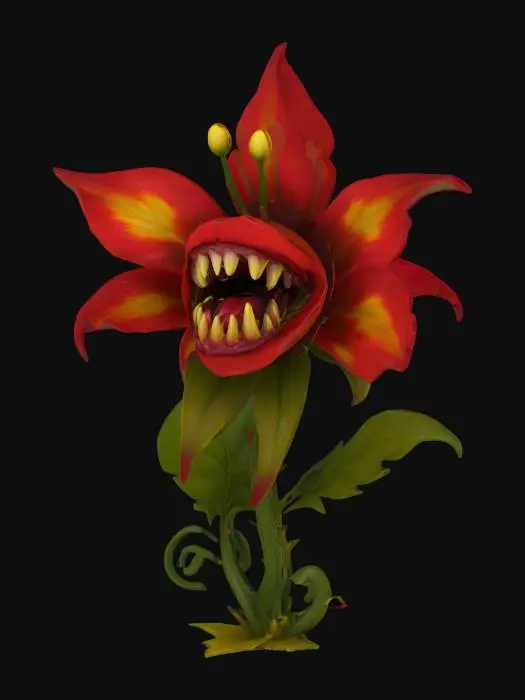 3D model for Carnivorous Blossom