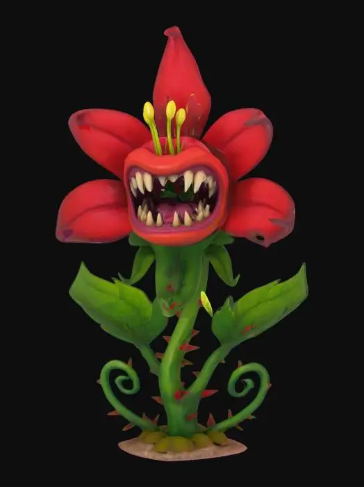 3D model for Carnivorous Blossom
