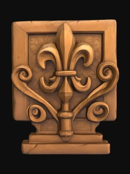 3D model for Fleur de Lis Majesty
