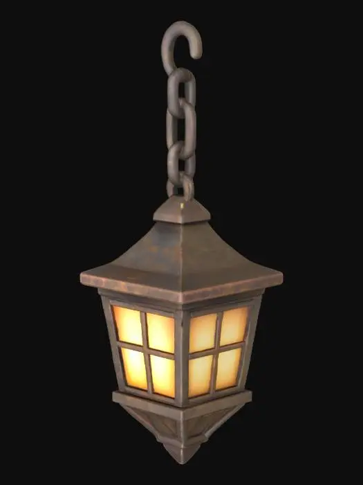 3D model for Rustic Glow Lantern