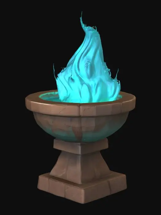 3D model for Mystic Flame