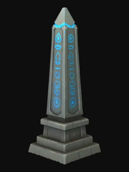 3D model for Arcane Obelisk