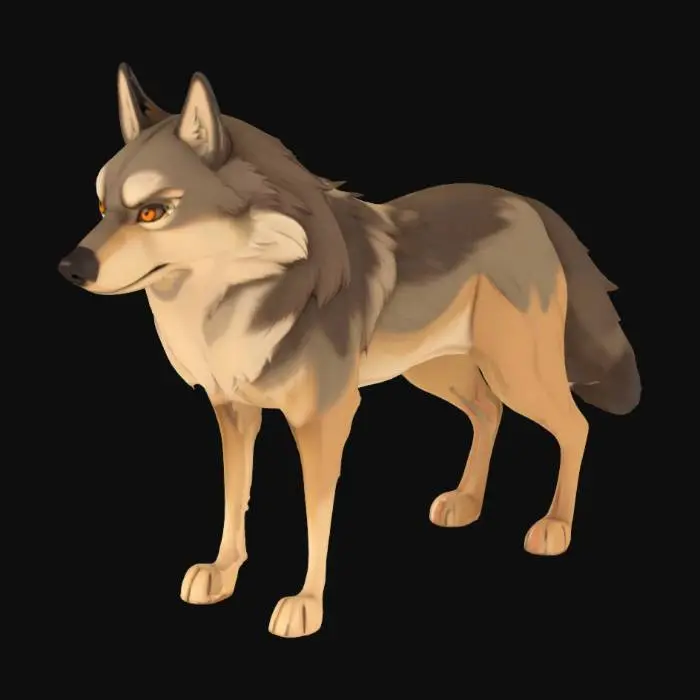 3D model for Lone Wolf