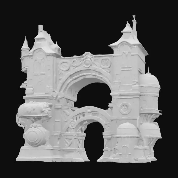 3D model for Steampunk Archway